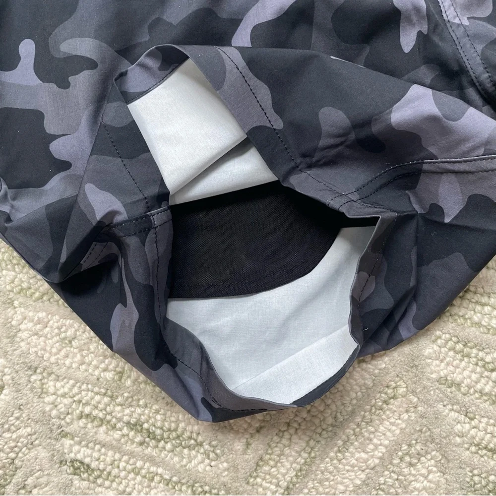 NWT Flint Park Tennis Pickleball Men's Advantage Short Lined Black Camo Pockets - Picture 5 of 12